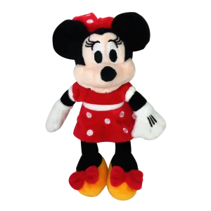 Peluche Minnie 40 cm con Vestido Clásico Rojo - Producto Original Disney