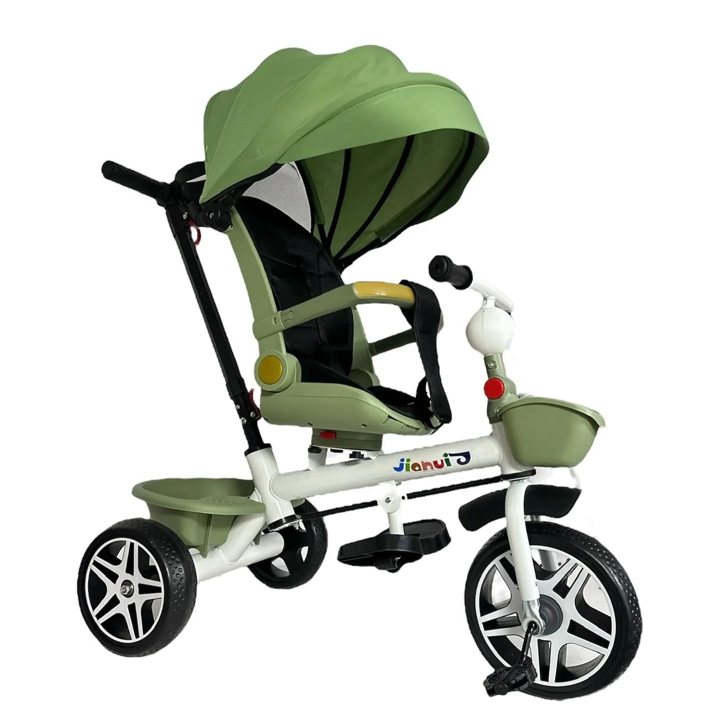 TRICICLO PASEADOR 360 BXT-6618/108H VERDE BABY KAYS - Imagen 2