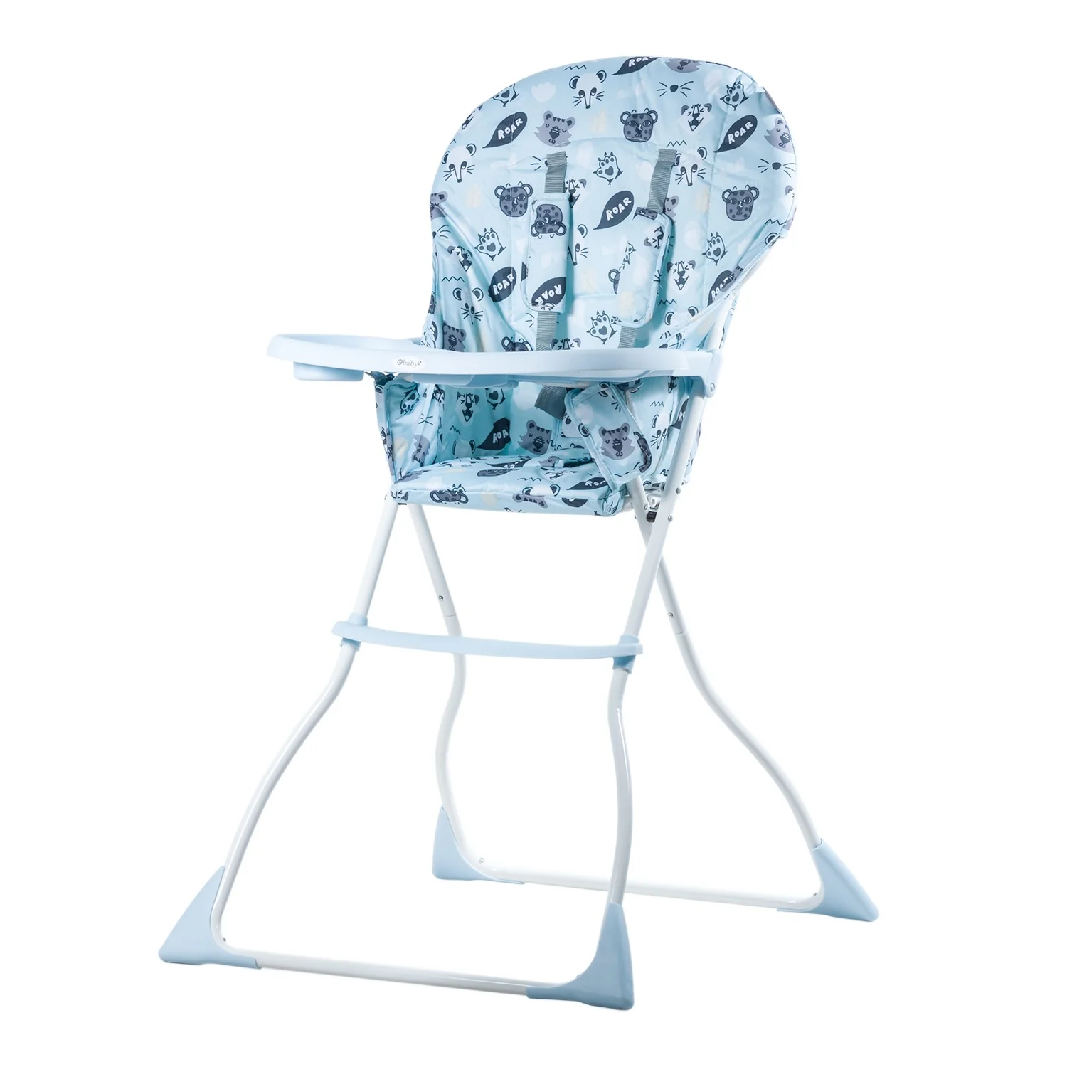 SILLA DE COMER CASSIE EB609-1 EBABY CELESTE - Imagen 4