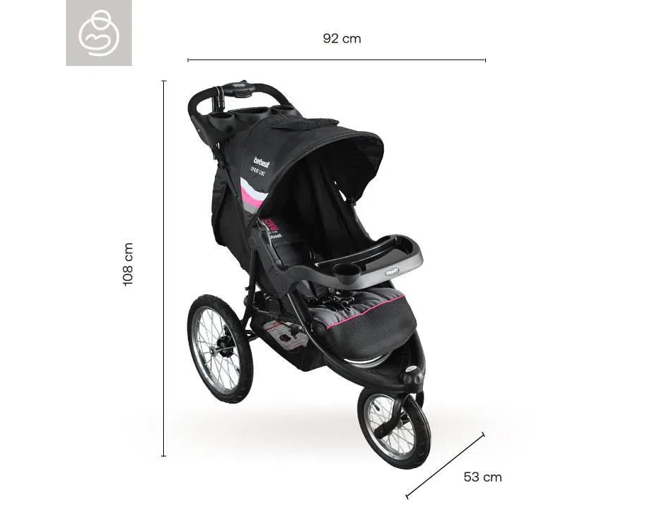 COCHE TRAVEL SYSTEM JOGGER CXP28 BEBESIT ROSADO - Imagen 5