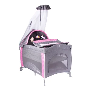 Cuna Corral Noa Eb780 Ebaby Rosado