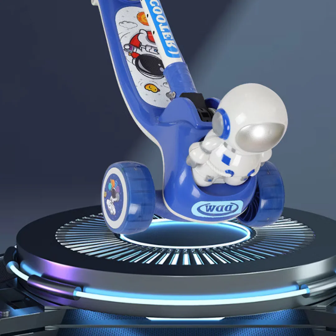 SCOOTER INFANTIL 3 EN 1 - DIVERSIÓN Y SEGURIDAD EN CADA PASEO DL-K105Z MUNBE ROSADO - Imagen 4