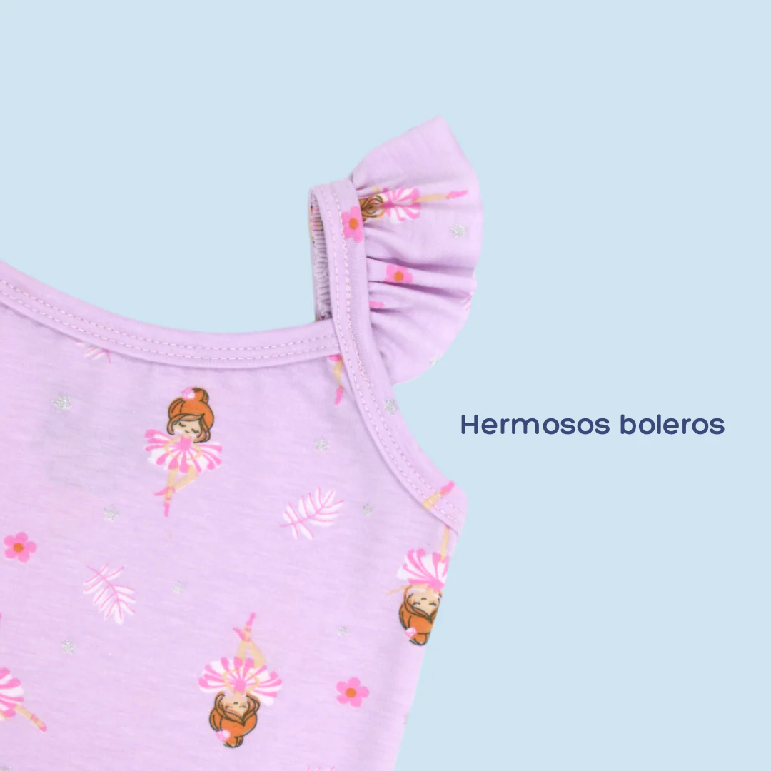 BODY BOLERO ESTAMPADO 2031 CRECIENDO BABY - Imagen 6