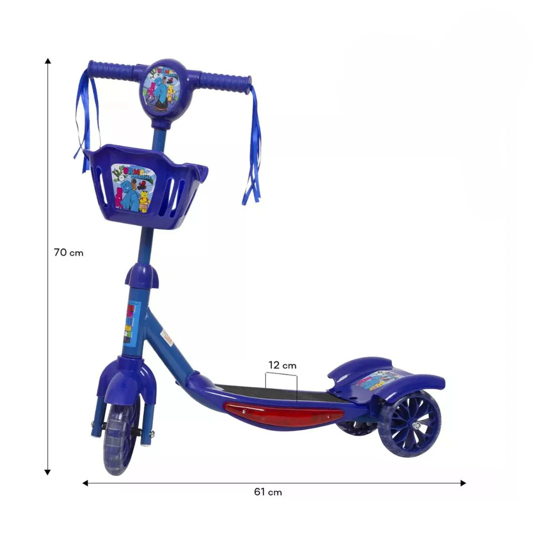 SCOOTER INFANTIL CON LUCES Y SONIDOS 703 MUNBE AZUL - Imagen 3